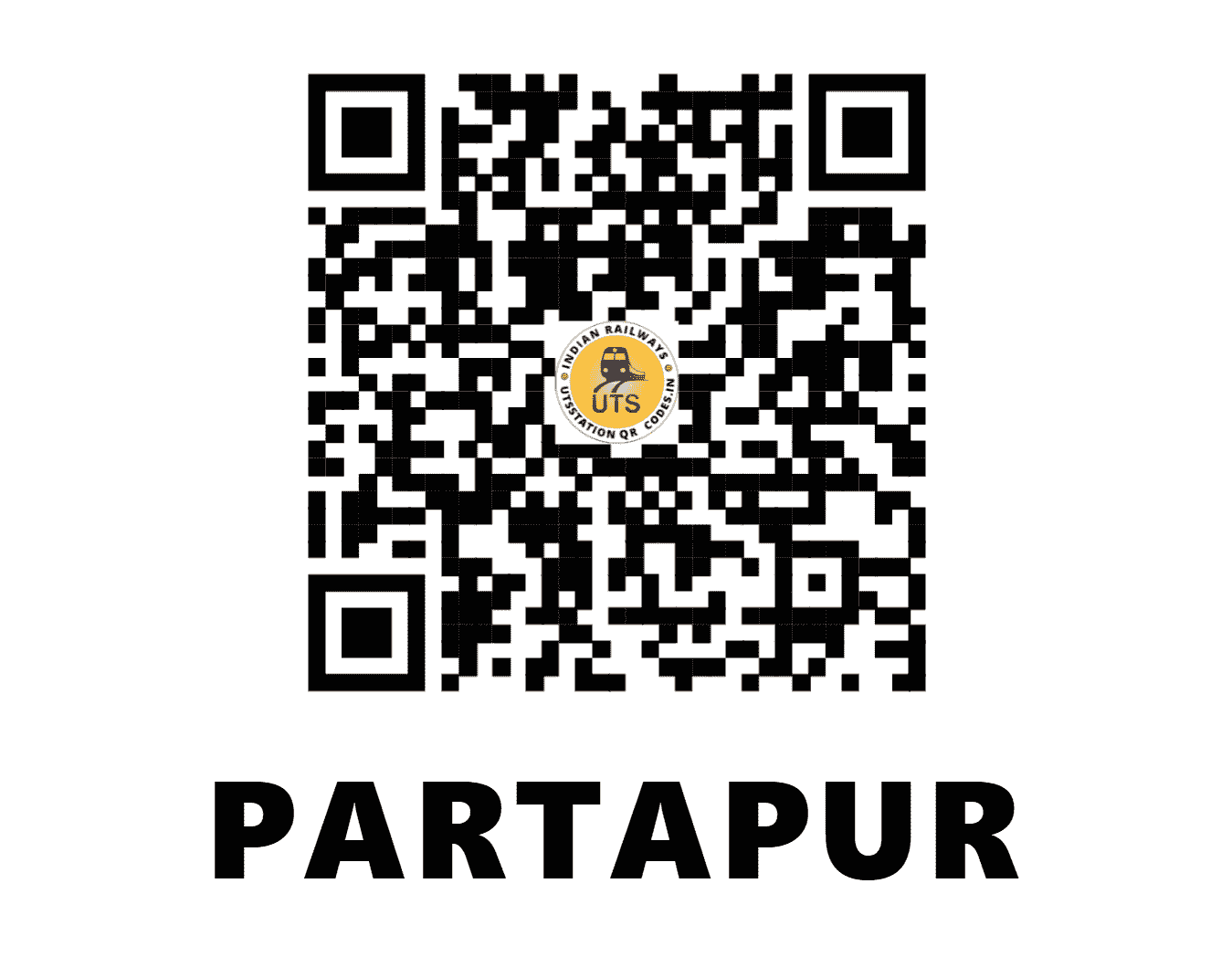 UTS QR Code for PARTAPUR - PRTP (NR - UTTAR PRADESH)